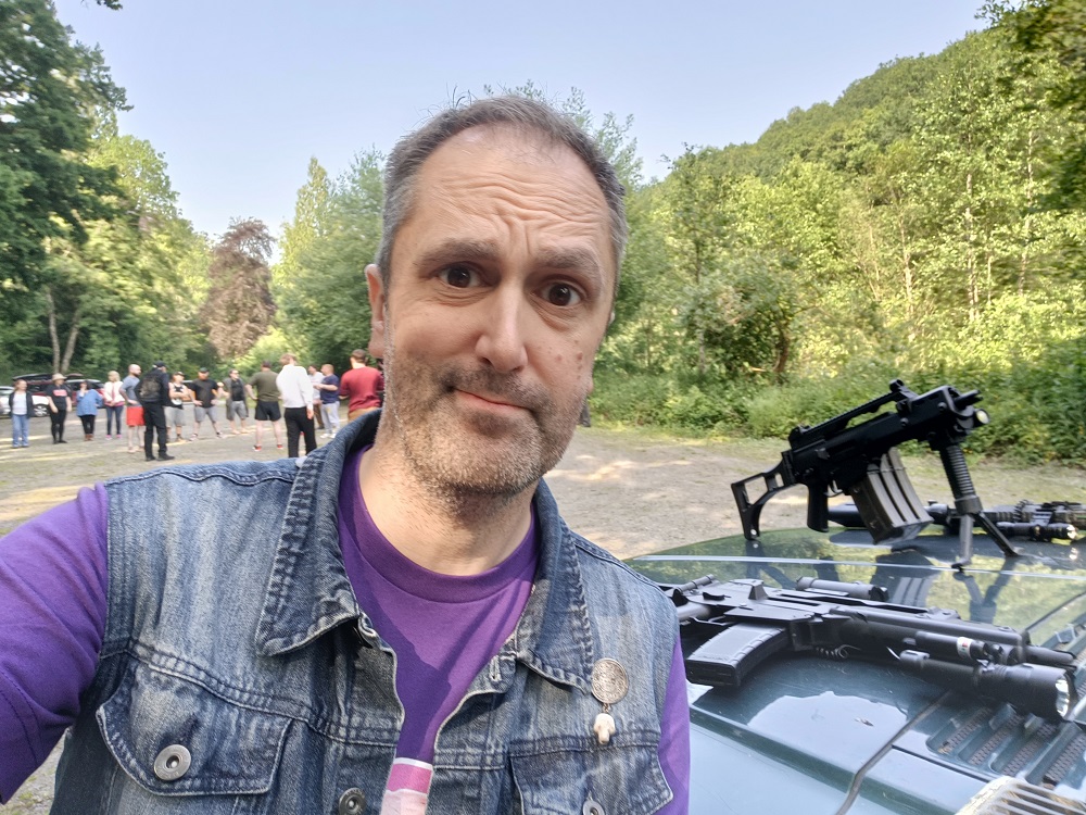 Nathan Head filming Dracula Rise of the Vampire